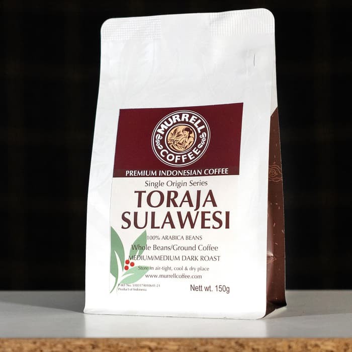 

Toraja Sulawesi | Kopi Arabica Premium BUBUK / BIJI Murni MURRELL COFFEE