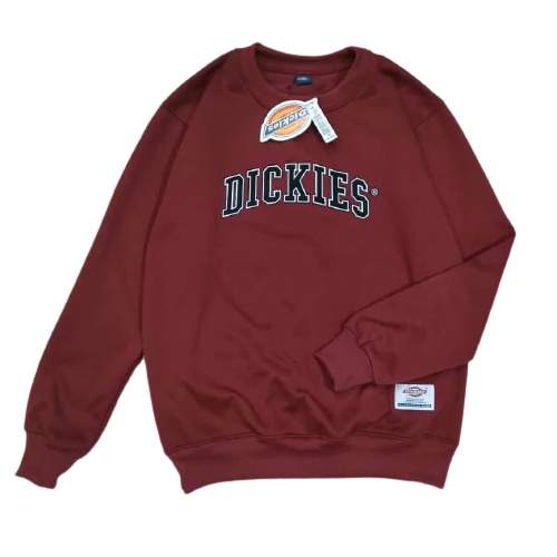 CREWNECK DICKIES TEKS BORDIR FULL TEG - SWEATER DICKIES PRIA ORIGINAL