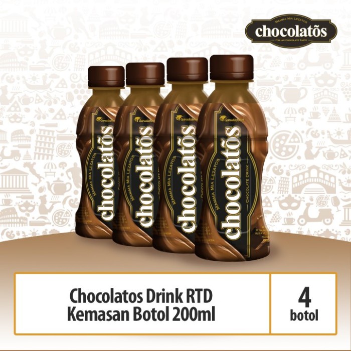 

MINUM-SIAP-DRINK-TO-READY- CHOCOLATOS DRINK RTD KEMASAN BOTOL -READY-TO-DRINK-SIAP-MINUM.