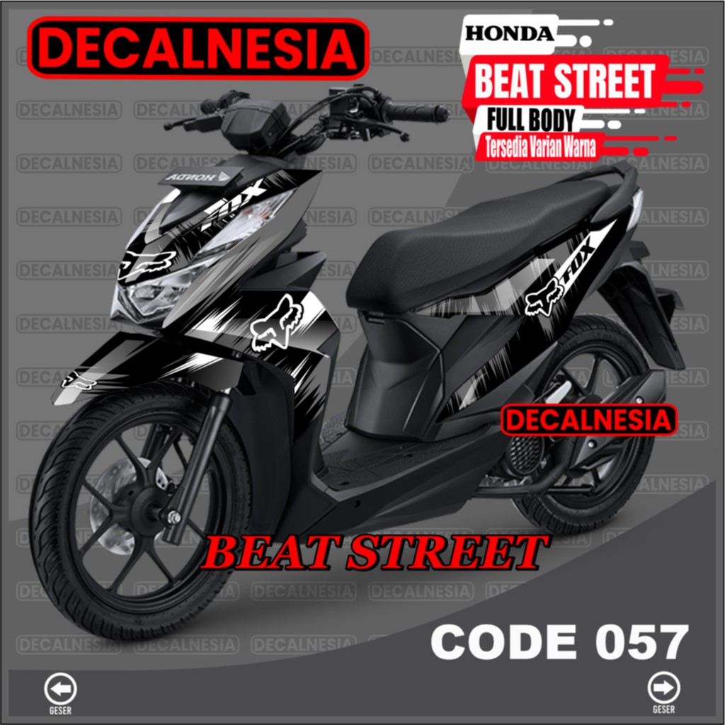 Jual Decal Beat Street 2021 Full Body Sticker Motor New 2020 Modifikasi Stiker Variasi Aksesoris 2022 FOX Indonesia Shopee Indonesia