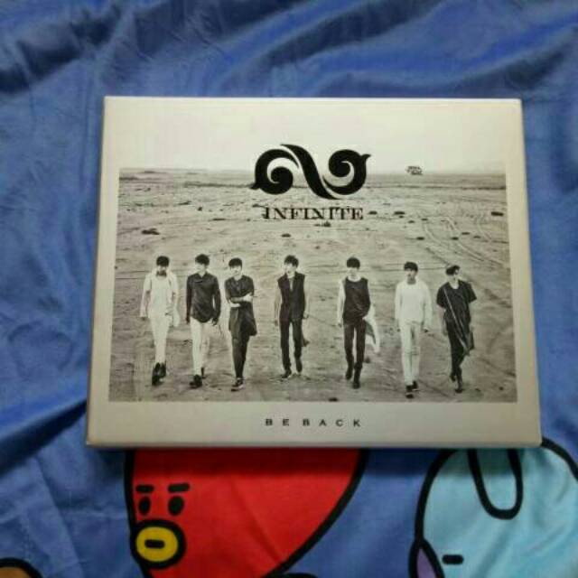 Infinite be back album firstpress + poster +tube