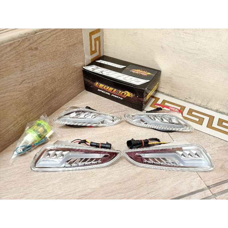 lampu sein level10 vespa sprint primavera original level 10