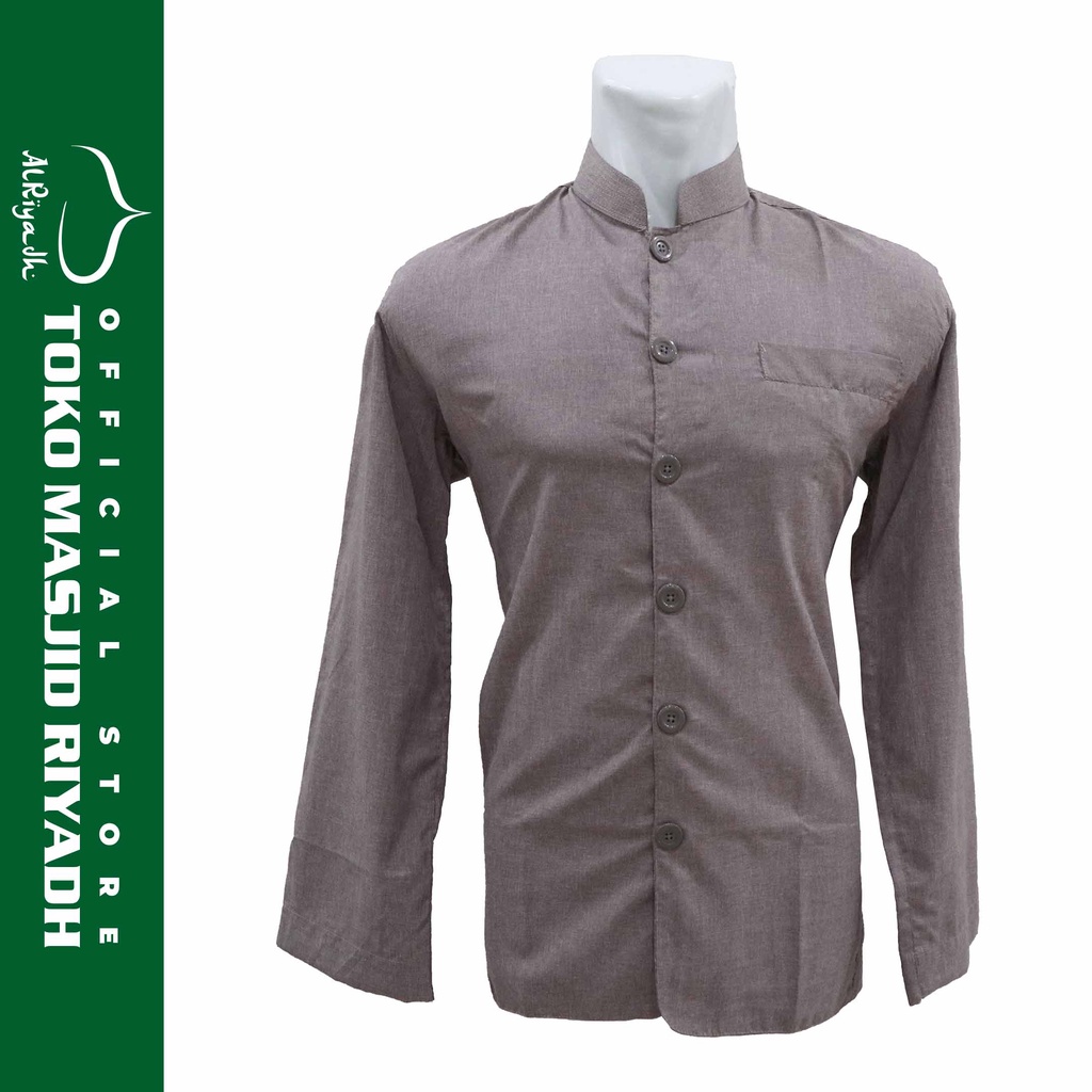 Baju Jas Koko ZAWEEYA Executive Kain Madina Polos Putih Polos Warna