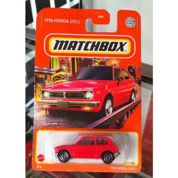 MATCHBOX 1976 HONDA CIVIC CVCC RED