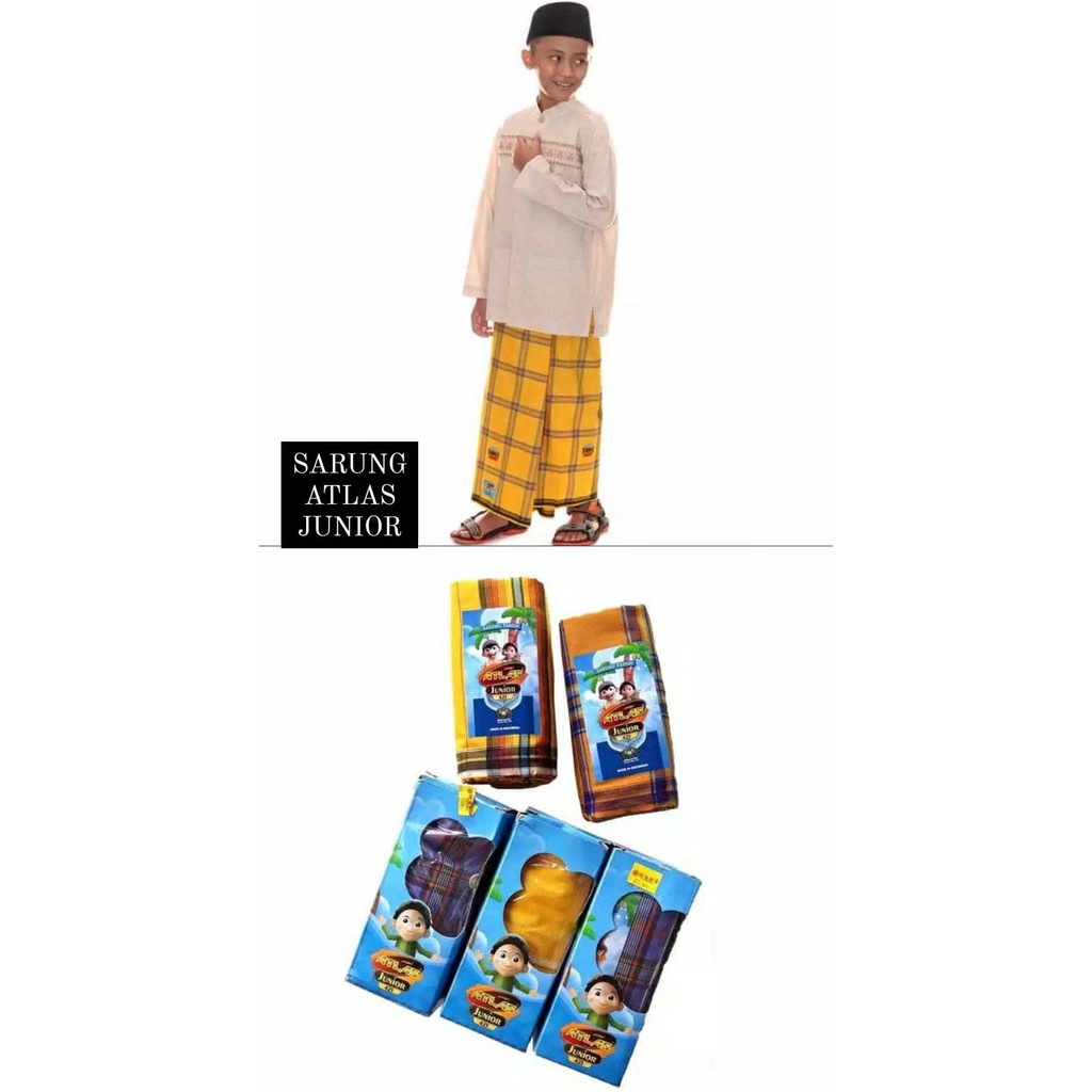 Grosir - Sarung Atlas Junior/ Sarung Atlas Anak Sarung Tenun Anak ATLAS JUNIOR 425