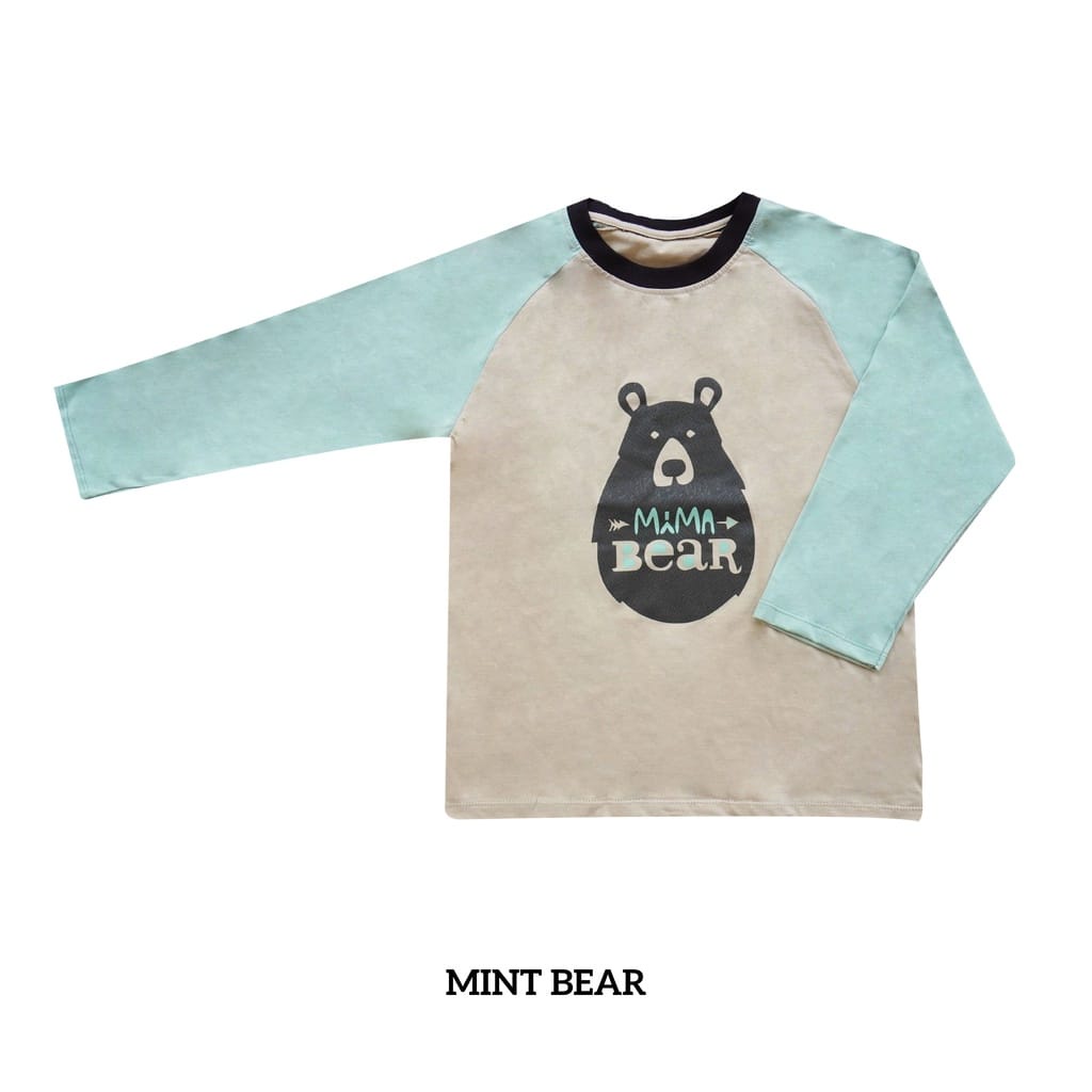 Little Palmerhaus - MAMA BEAR Raglan Family Series (Kaos Wanita/Ibu)