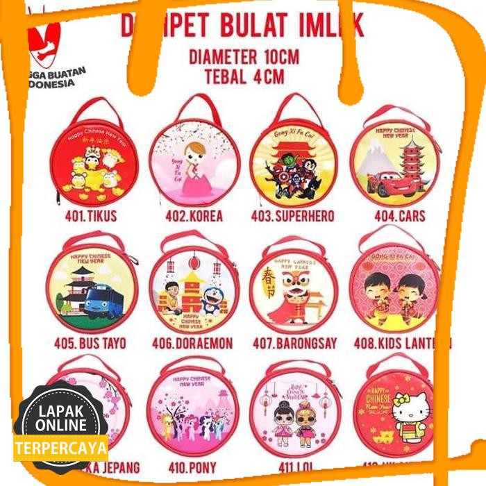 

Hot Sale Tas Dompet Angpao Imlek Bulat Happy Chinese New Year Gong Xi Fa Cai Produk Berkwalitas