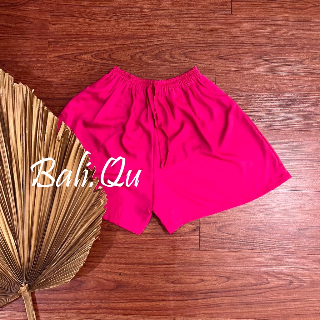 Celana Pendek Bali Polos Part 2-PINK