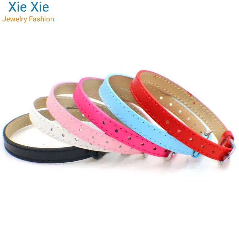 Gelang Gesper Kulit Bahan Craft Emas