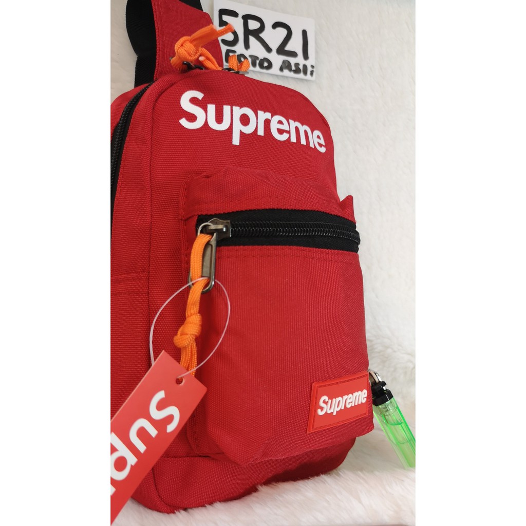 TAS SELEMPANG SUPREME 338 IMPORT TAS SELEMPANG SUPeREM SLINGBAG WAISTBAG (IMPORT BUKAN LOKAL)