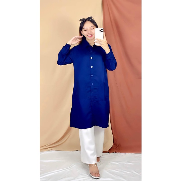 BEFAST - ZRX OOTD Tunik Wanita FADILA / ANISSA TUNIK / Tunik Maxy / Pakaian Wanita Remaja ABG / Tunik Polos Formal / Fashion Wanita Muslimah / Tunik Casual / Outift Wanita Hijab / Keluaran terbaru / Tunik Termurah/Terlaris