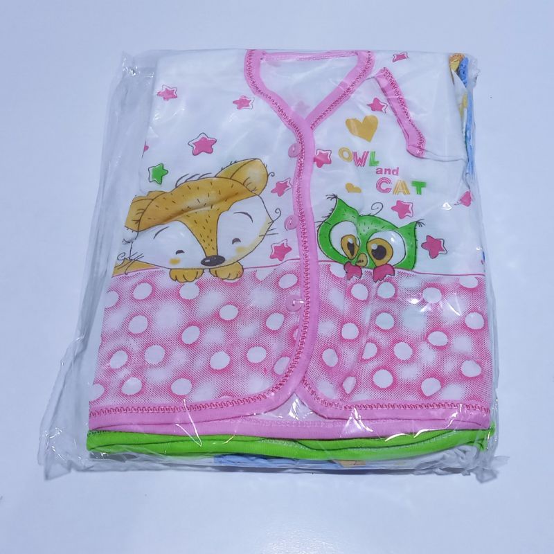 1lusin Atasan Bayi 12pcs Baju Bayi Lengan Pendek Baju Baby Newborn Lengan pendek perlengkapan bayi baru lahir Grosir