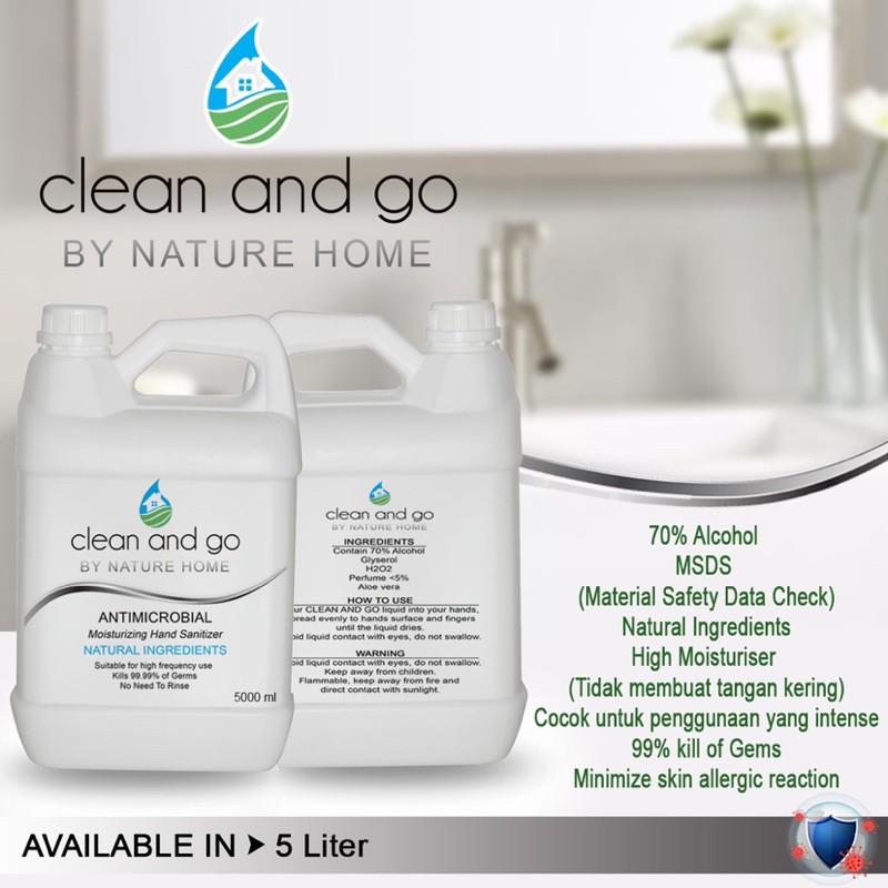 Hand Sanitizer 5 liter Gel
