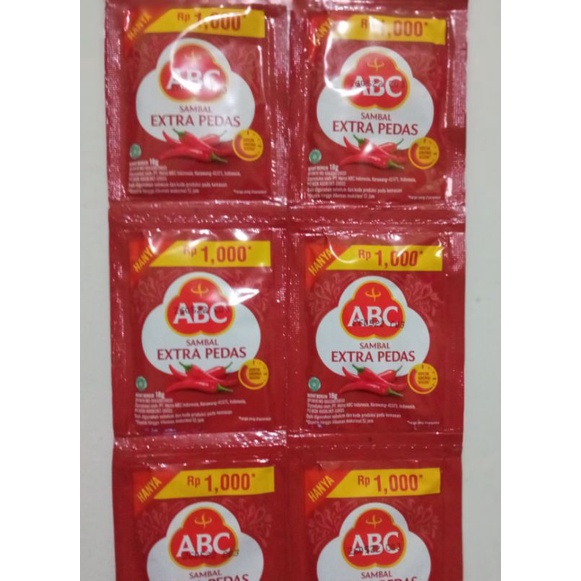 ABC Saus Sambal Extra Pedas Sachet 18gr