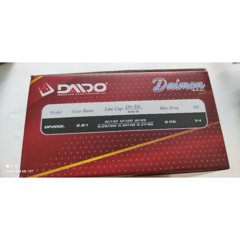 Reel Daido BC Daimon 200L