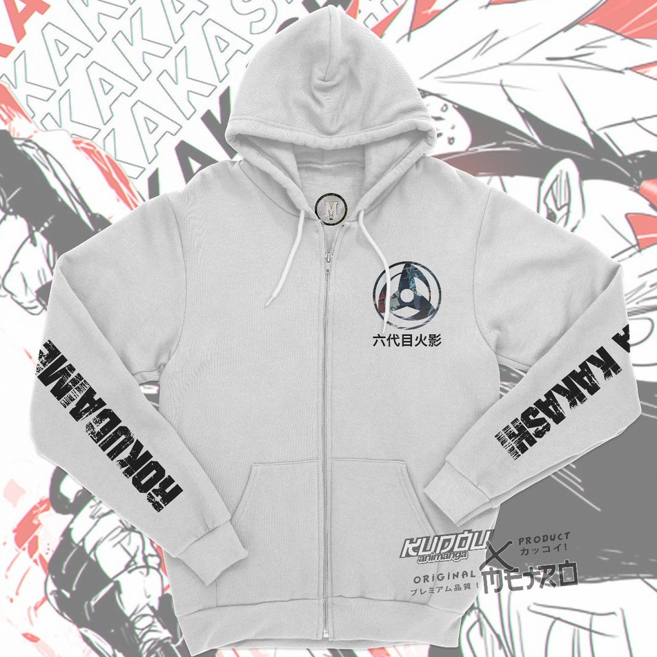 Jaket Rokudaime Kakashi Anime Manga Naruto Premium Unisex