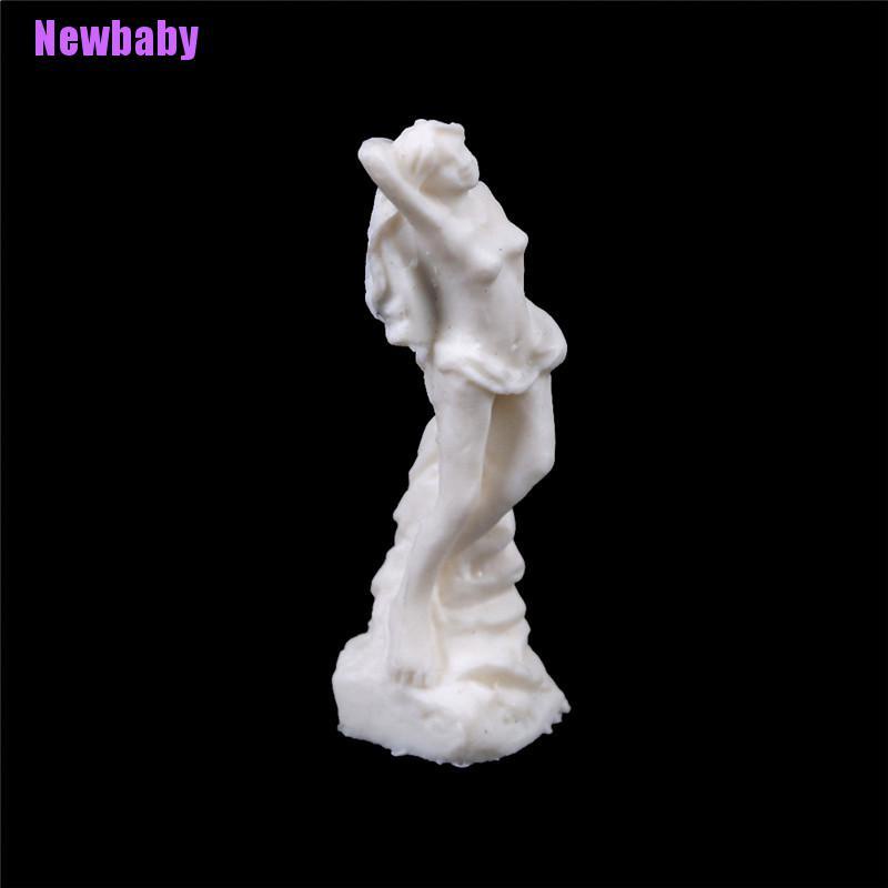 (Newbaby) Miniatur Patung Dewi Bahan Resin Untuk Aksesoris Rumah Boneka