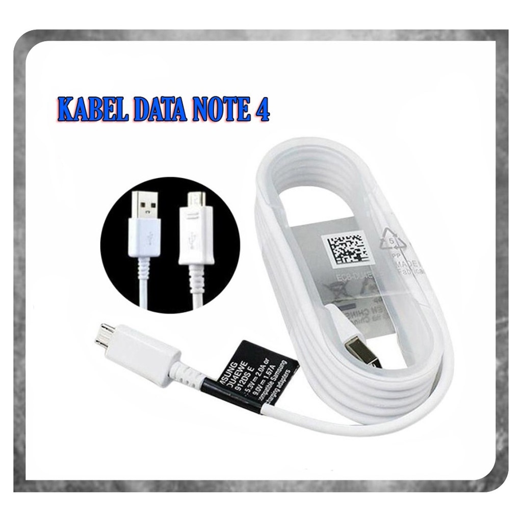 KABEL DATA NOTE 4 / NOTE 5 Suppot Fast Charging For ALL Smartphone Micro USB