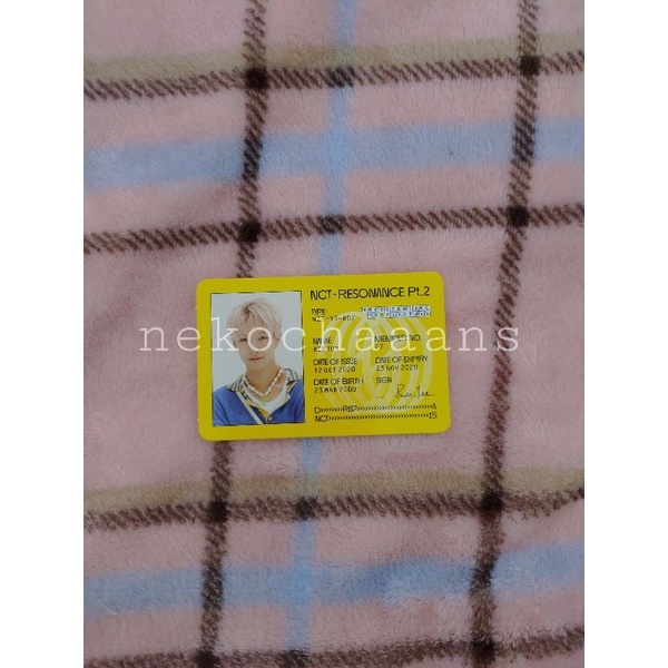 ALBUM NCT 2020 - RESONANCE PT.2 (DEPARTURE VERSION) PC RENJUN ID