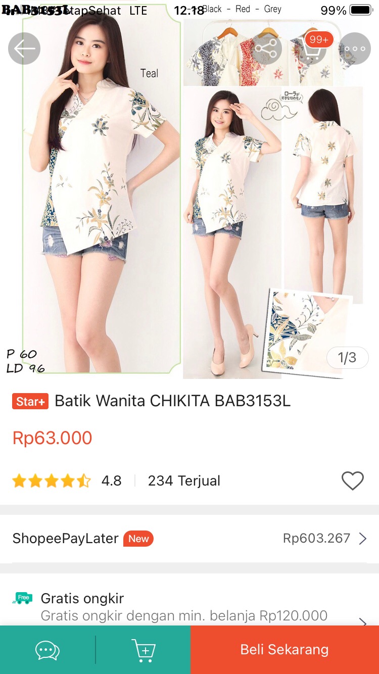 Batik Wanita Chikita Bab3153l