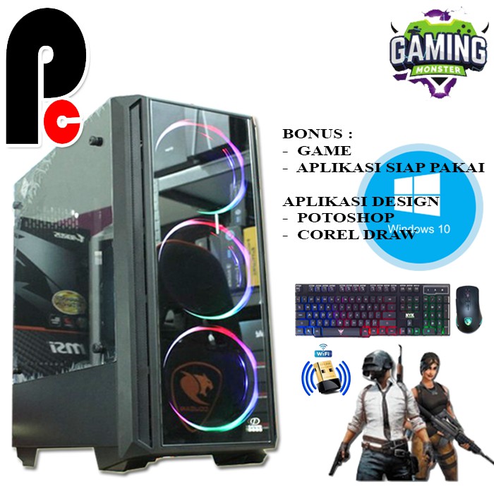 PC KOMPUTER RAKITAN GAMING / DESIGN