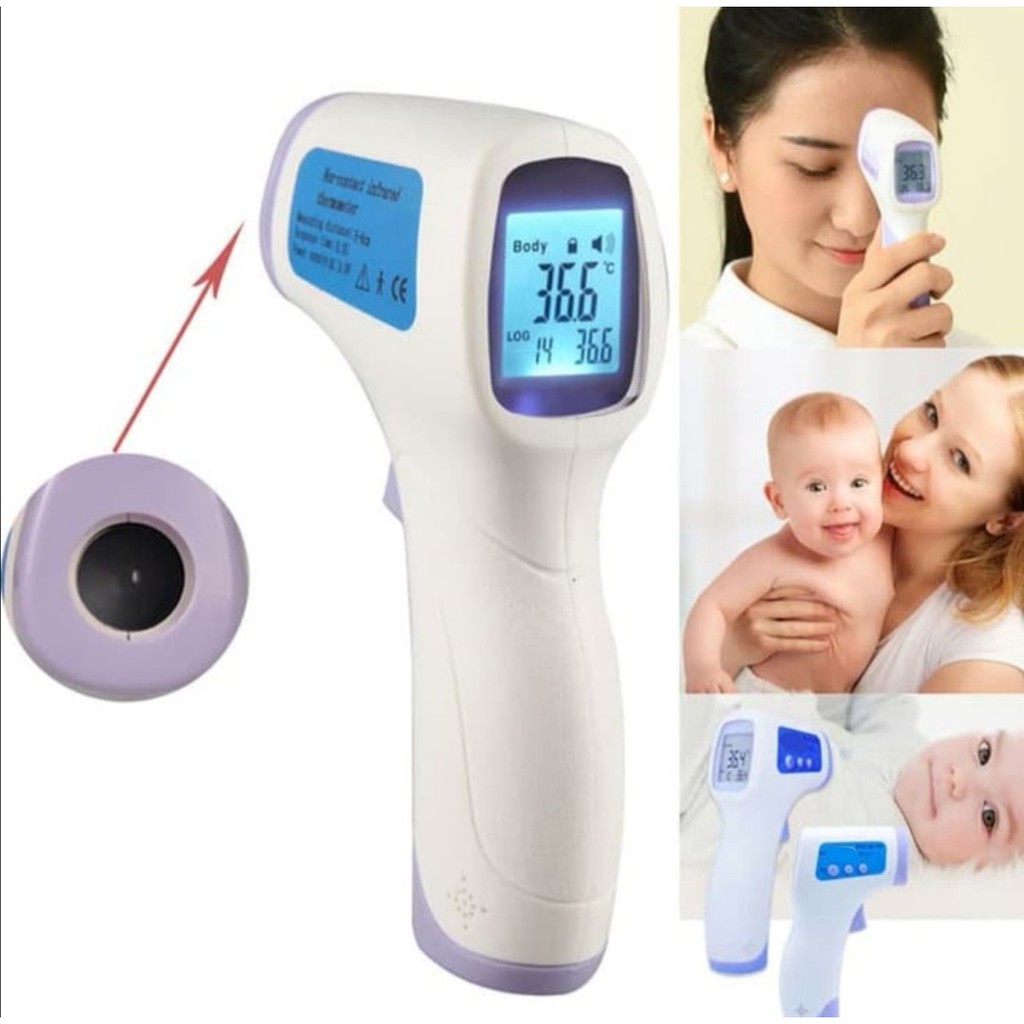 Thermometer Digital Suhu Badan Anak - Termometer 2 in 1 Ukur Suhu