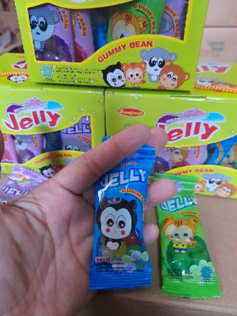 Permen Jelly Gummy Bean isi 30 pcs