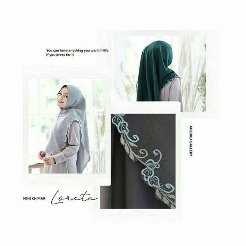 Sale.... Loreta mini khimar aneuku gallery