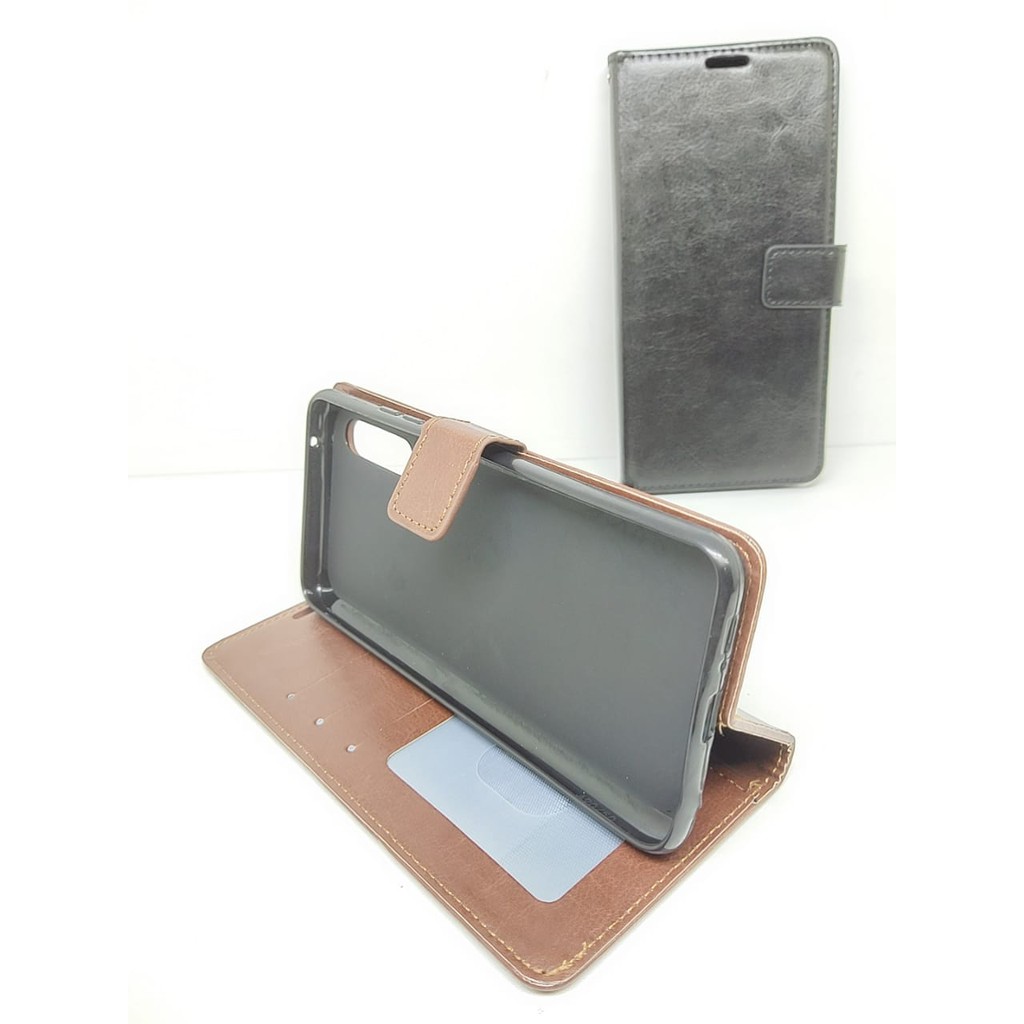 Flip Wallet Samsung A90 A908B 6.7 inchi Flip Cover Leather Sarung HP Kulit