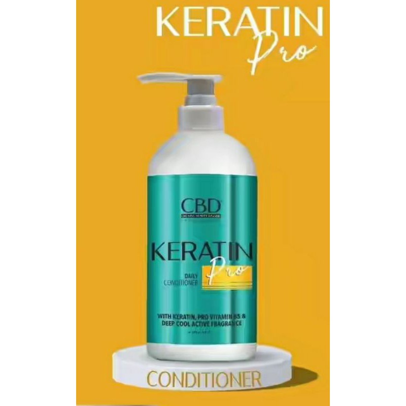 CBD Keratin Pro Daily {Hair Spray/Shampoo/Conditioner /Hair Mask}