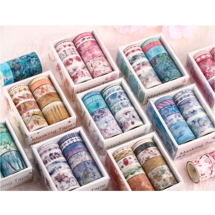 

WASHI TAPE Japanese 10Pcs/set JIANWU murah