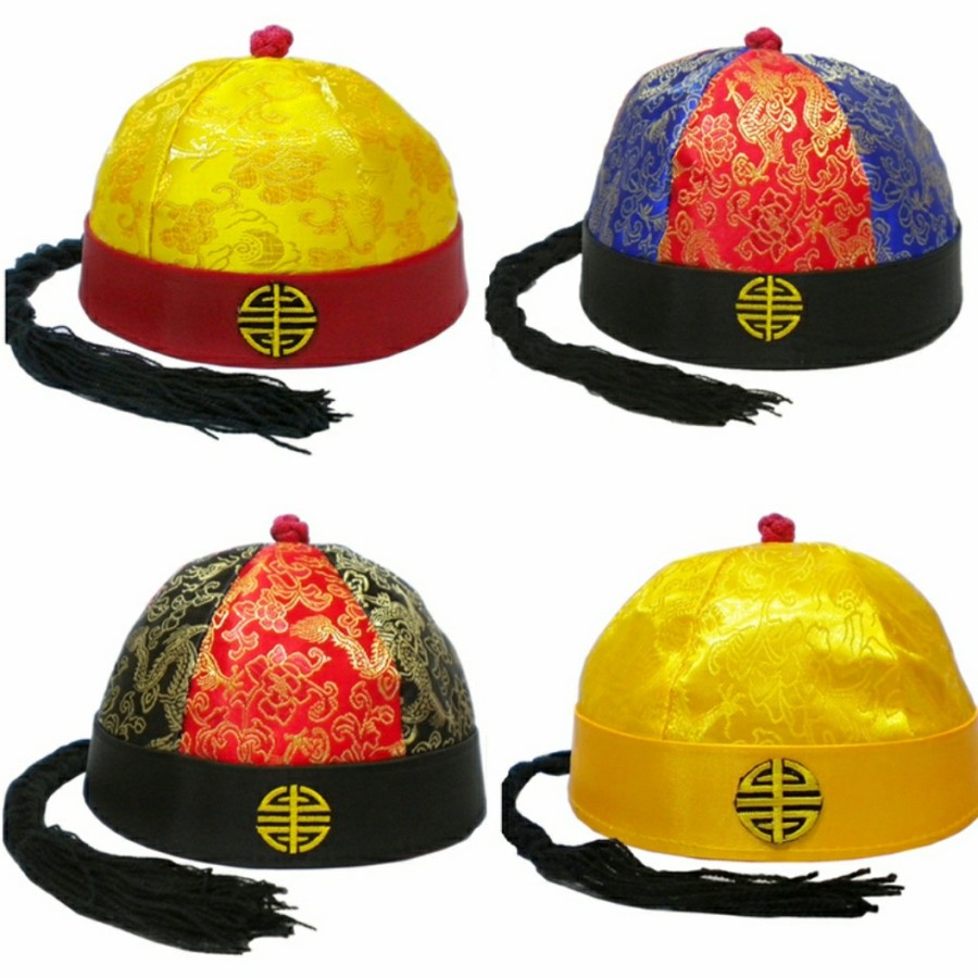 CHINA traditional hat Topi chinese new year anak balita boy braided