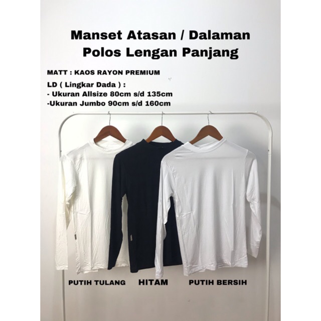  Manset  Baju  Atasan Dalaman Wanita Bahan  Kaos  Rayon Premium 