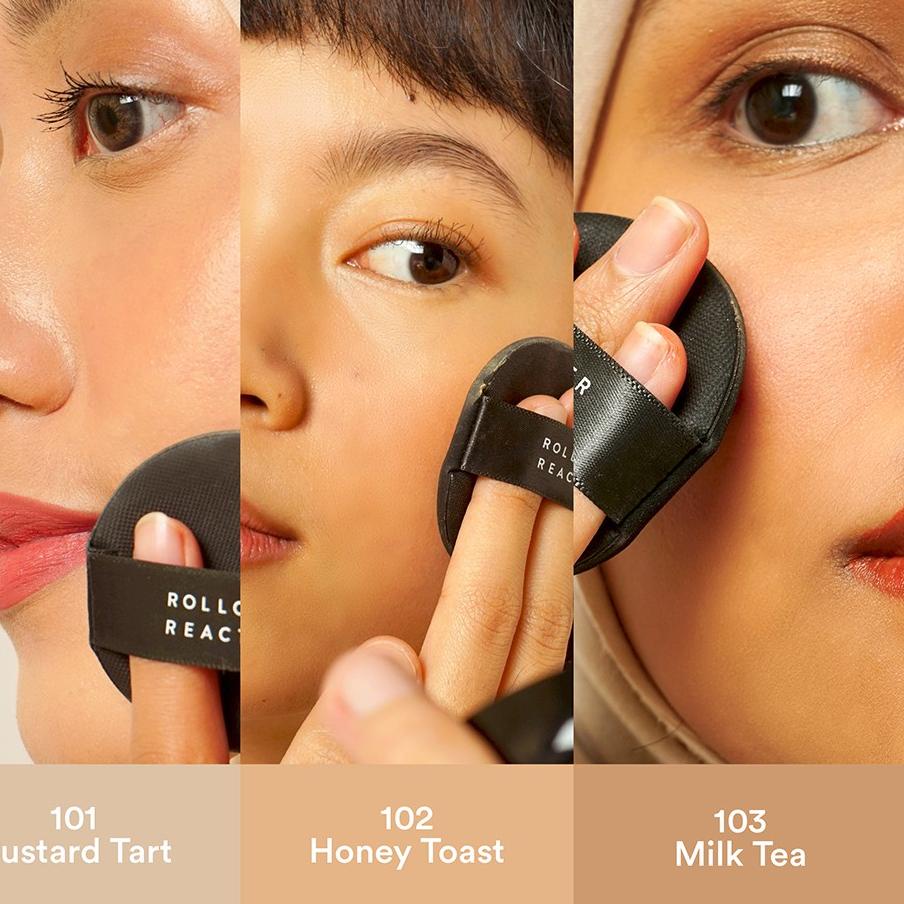 ♥ Refill Cushion Compact Tinted Moisturizer - Rollover Reaction terbaik