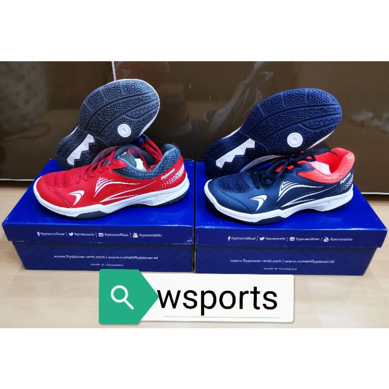 [Boleh Tukar Ukuran] Sepatu Badminton Flypower Pawon 6 Original