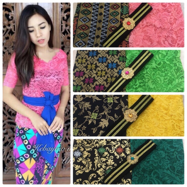 Set kebaya jadi V