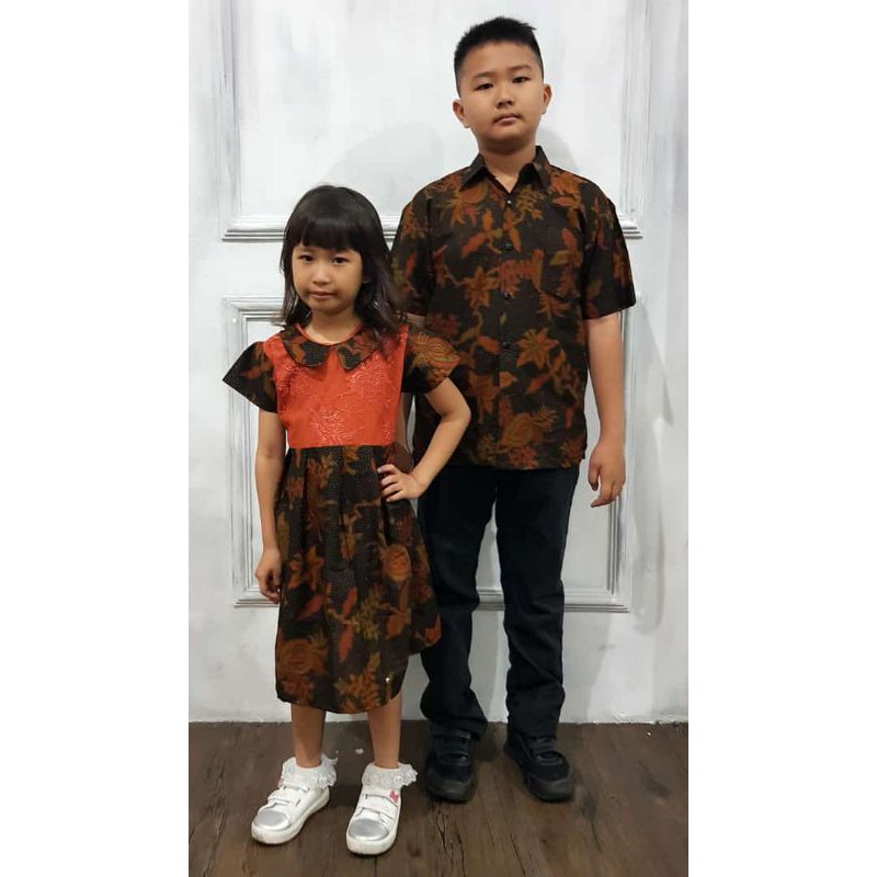 BATIK COUPLE MODERN KELUARGA TERBARU AYAH IBU ANAK BEST SELLER MURAH JUMBO SERAGAM KONDANGAN EVELYN