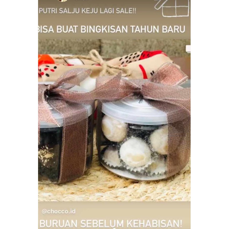 

Hampers putri salju keju