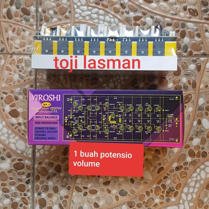 Super Driver Yiroshi Mk4 + Tr Final 1200W Platinum Mono Mk4+ Amplifier