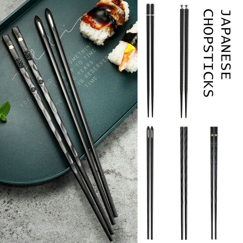 Alat Makan Sumpit Japanese Style Reusable Chopstick Usemd 5 Pasang 01bpp