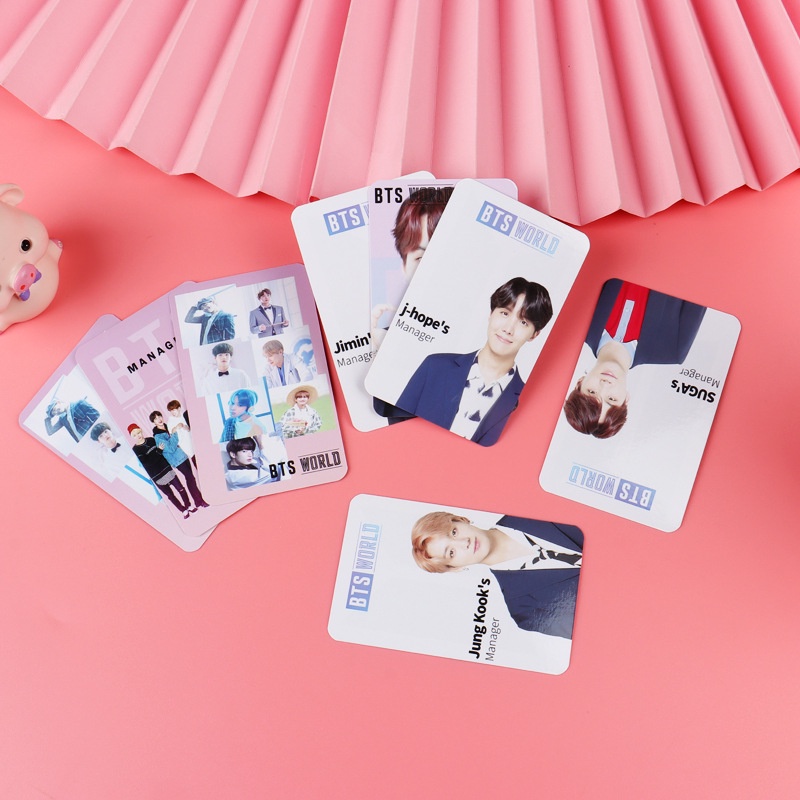 7pcs Kartu Lomo Foto Kpop BTS Bangtan Boys WORLD LIMITED Untuk Hadiah