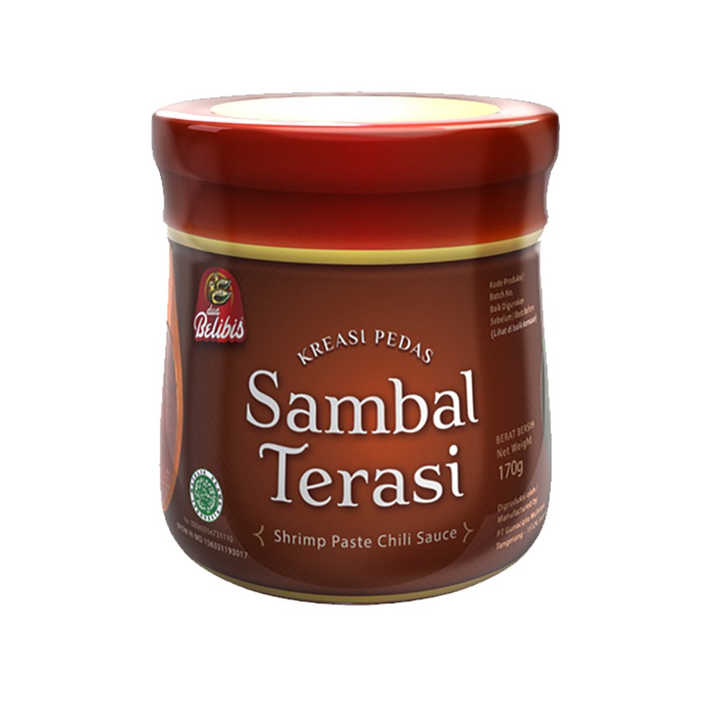 

SAMBAL TERASI DUA BELIBIS 170GR