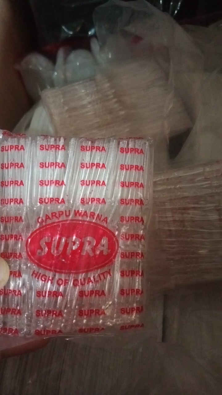 Garpu Mini Buah Kecil Per Pack Isi 100pcs Garpu Plastik Kue Puding Cake Murah