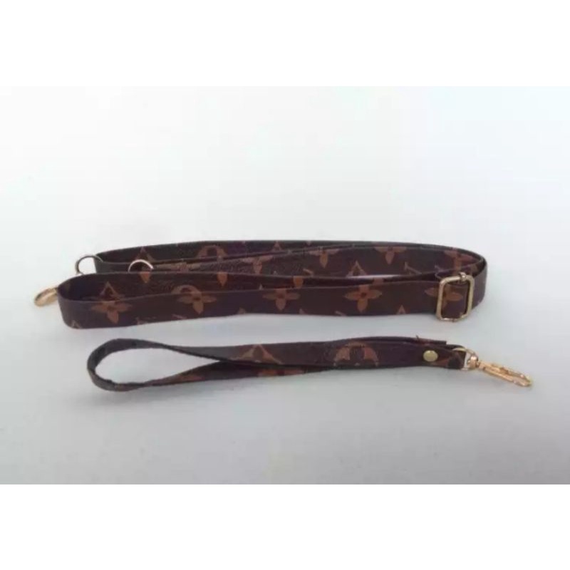 TALI TAS CORAK KOTAK SAMA CORAK BUNGA TALI TAS PANJNG DITAMBAH TALI TAS PENDEK TALI PENDEK BISA BUAT