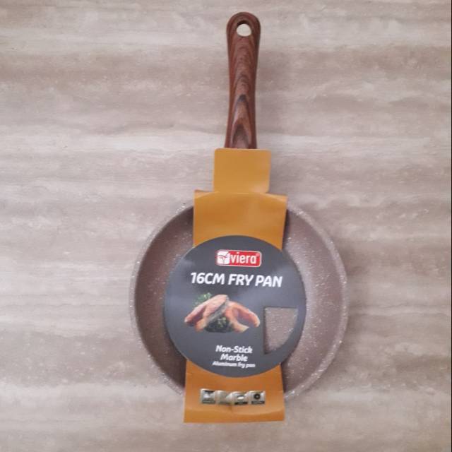 Fry pan viera marble 16cm wajan anti lengket