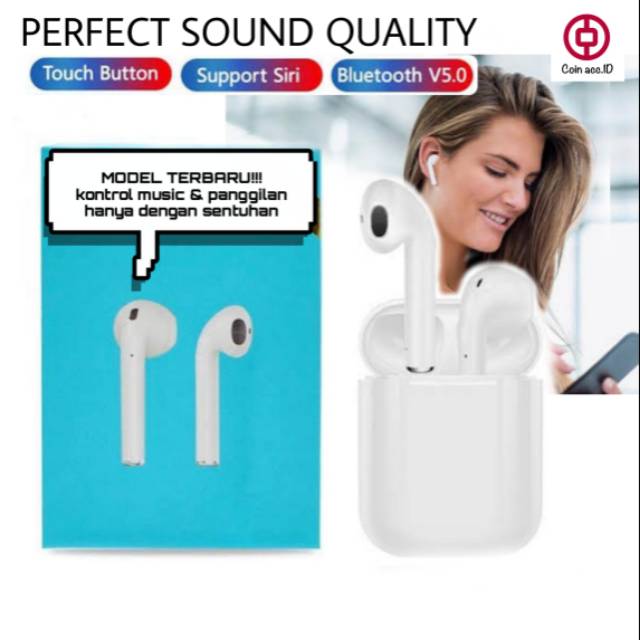 TWS Inpods original i11 touch wireless stereo - headset/hedset/handsfree bluetooth