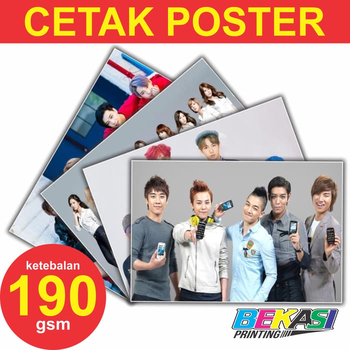 

Dijual Cetak Poster A3+ Art Carton 210-260 Gram - Art Carton 190 Murah
