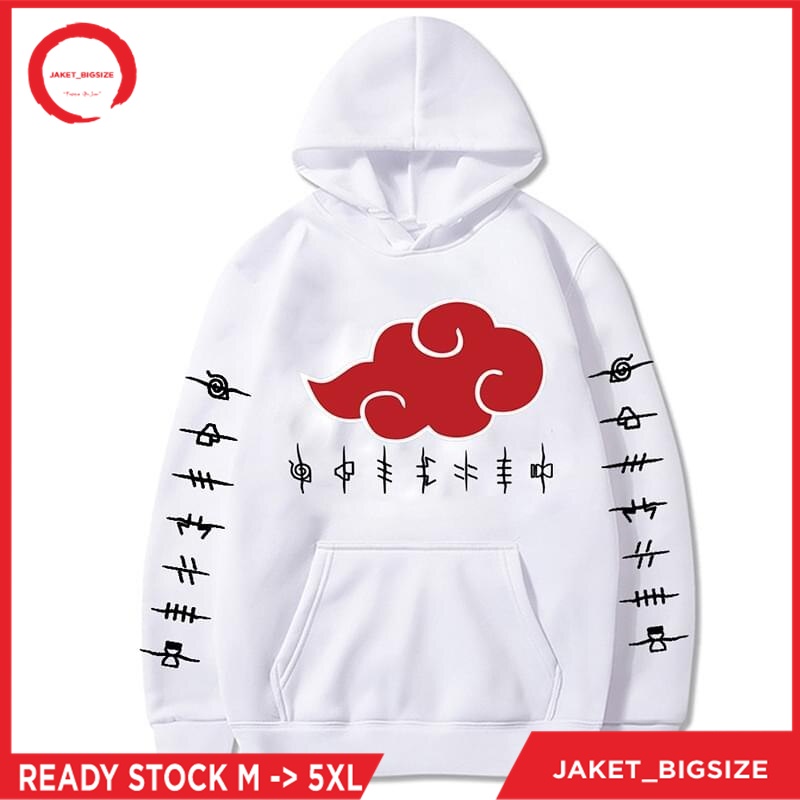 JAKET BIG SIZE / JAKET HOODIE JUMBO / SWEATER FLEECE UKURAN M L XL XXL XXXL XXXXL XXXXXL /Hoodie Hodie Akatsuki Cloud simbol