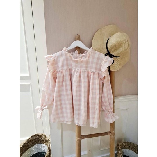 SALE - Weona Plaid Gingham | Blouse Wanta kotak