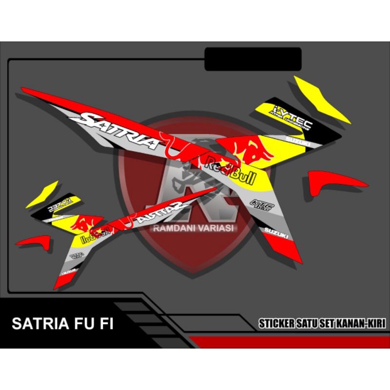 Stripping Variasi satria Fu injeks/Fu FI REDBULL